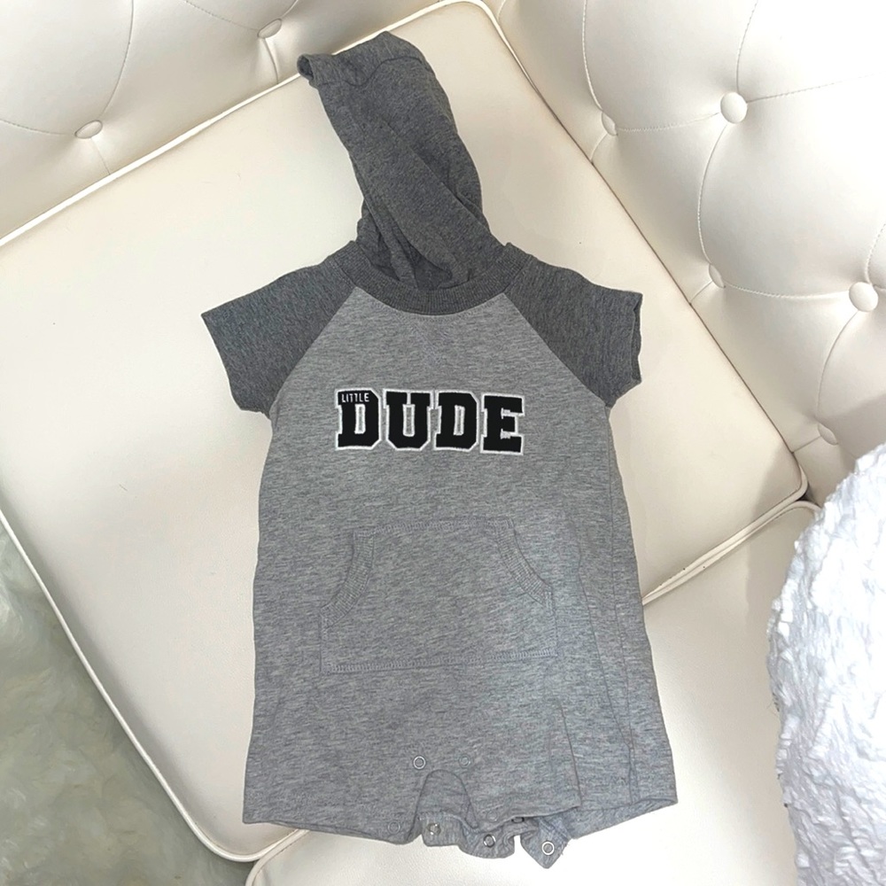 Hooded Little Dude Romper